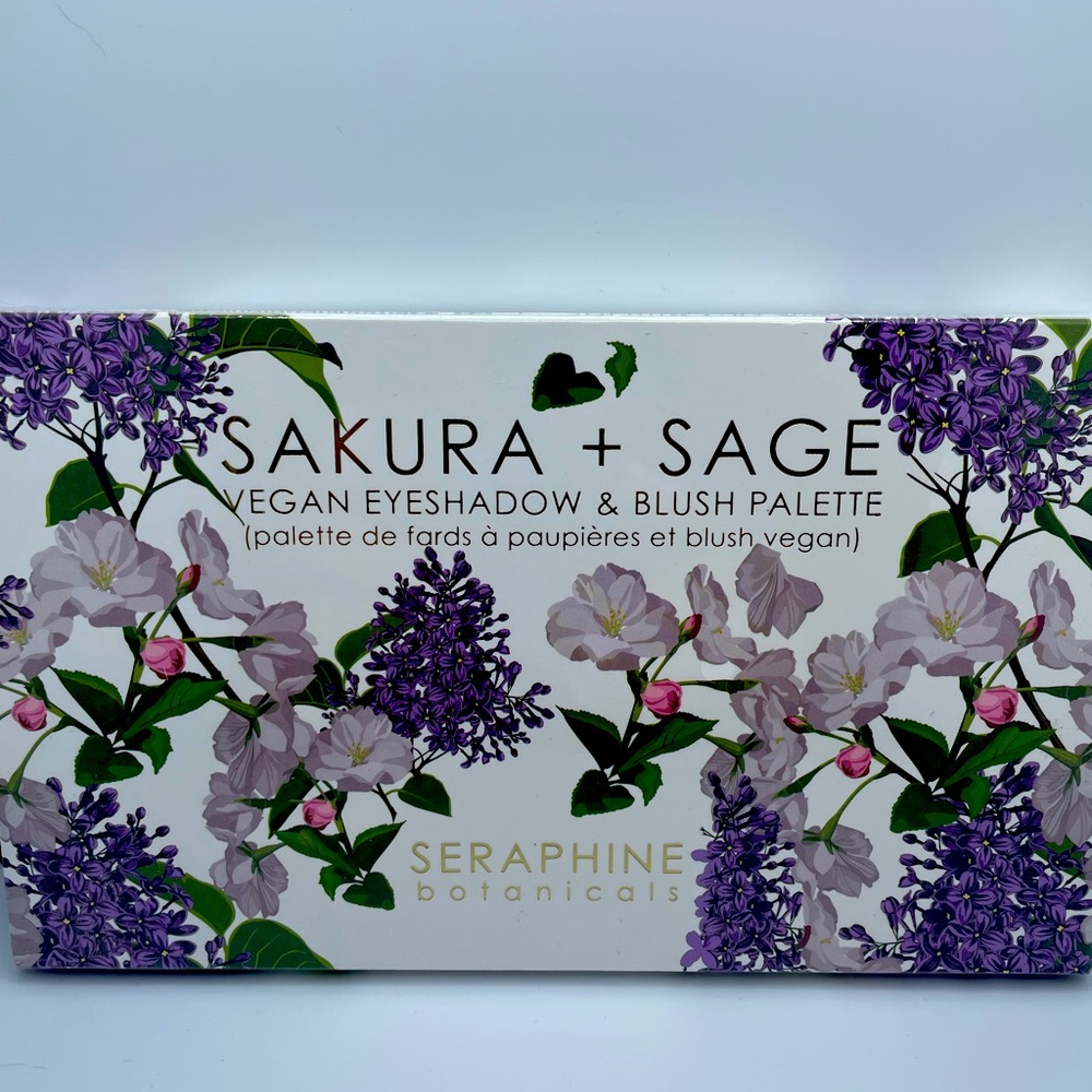 NIB Sakura + Sage Vegan Eyeshadow & Blush Palette